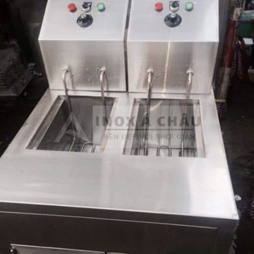 Bếp chiên nhúng điện đôi công nghiệp