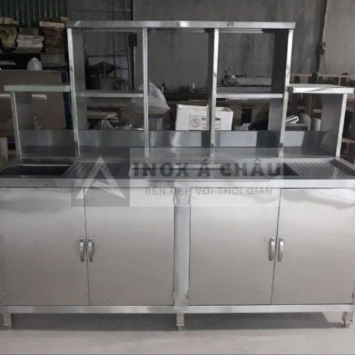 Quầy Inox trà sữa