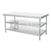 Bàn inox 3 tầng phẳng