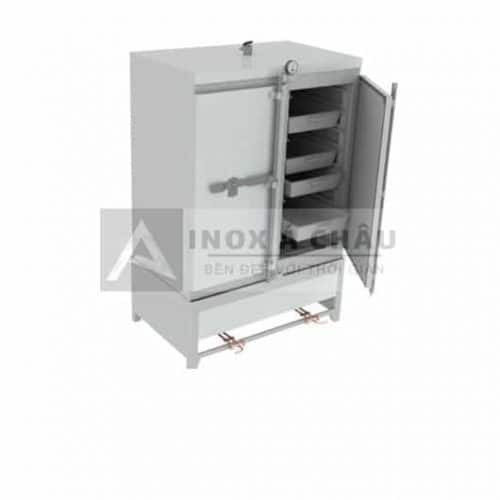 Tủ hấp cơm công nghiệp 100kg dùng điện & gas