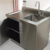 Chậu rửa inox 1 hộc dạng tủ