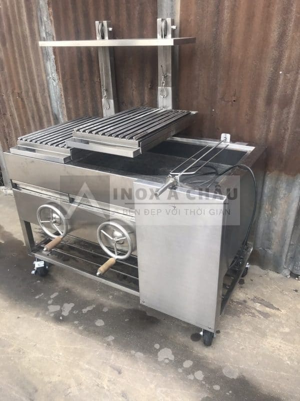 Lò nướng Inox tay quay